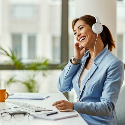 woman on the call